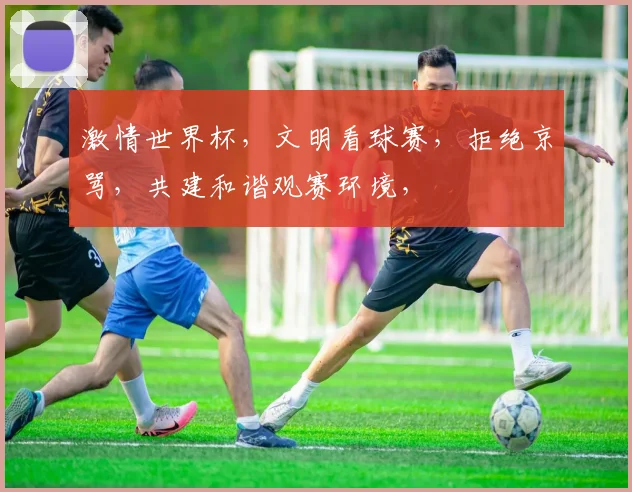 激情世界杯，文明看球赛，拒绝京骂，共建和谐观赛环境，